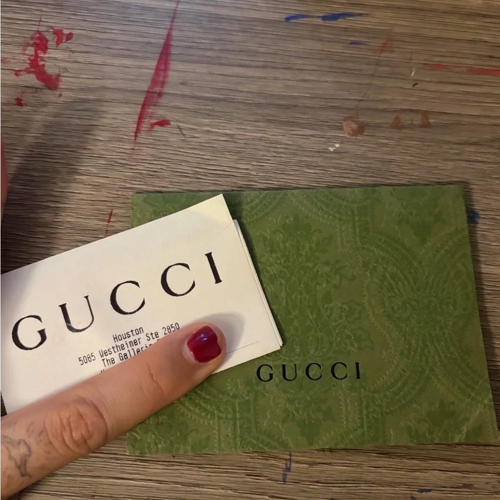 authentic gucci ghost ring size 17 the thickest one with packaging